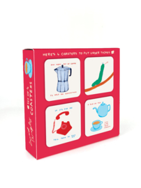 David Shrigley - Coaster Set (Set of 4 Coasters)