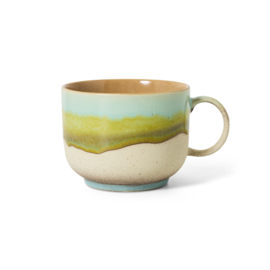 HKliving® - Ceramic 70's Tea Cup - Glint (KST0150)