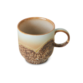 HKliving® - Ceramic 70's Café Mug - Shell (KST0010)