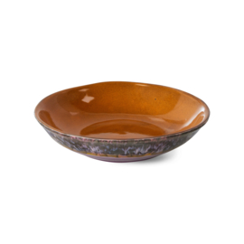 HKliving® - Ceramic 70's Curry Bowls - Daybreak - Set of 2 (ACE7273)