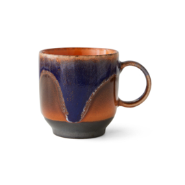 HKliving® - Ceramic 70's Coffee Mug - Arabica (ACE7309)
