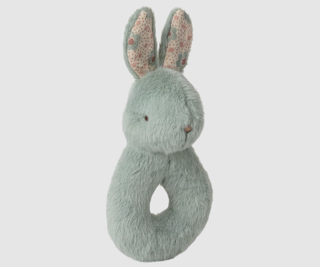 Maileg - Rabbit Rattle Set - Mint