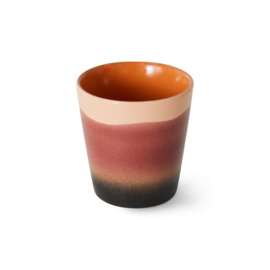 HKliving® - Ceramic 70's Coffee Mug - Rise (ACE7219)