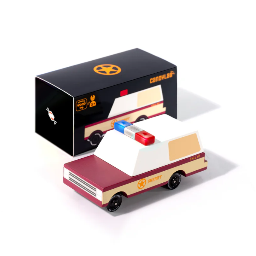 Candylab Toys Houten Auto - Sheriff Truck