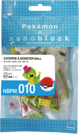 Nanoblock - Pokémon Series - Caterpie & Poké Ball (NBPM-010)