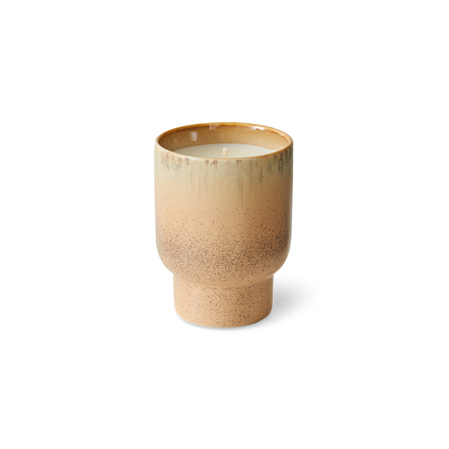 HKliving® - Ceramic 70's Small Scented Candle - Vancouver (ACS0010)