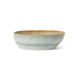 HKliving® - Ceramic 70's Pasta Bowls - Petal - Set of 2 (KST0178)