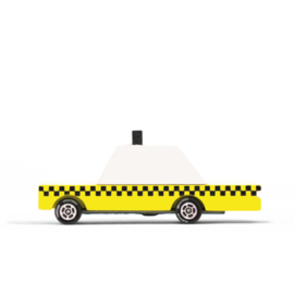 Candylab Toys Houten Auto - Yellow Taxi