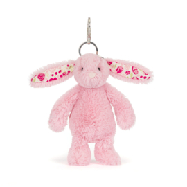 Jellycat - Blushkin Blossom Bunny Bag Charm