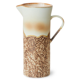 HKliving® - Ceramic 70's Jug - Shell (KST0045)