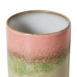 HKliving® - Ceramic 70's Storage Jar - Glaze (KST0193)