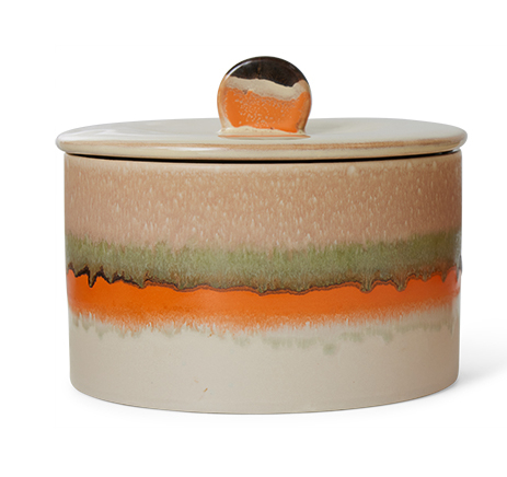 HKliving® - Ceramic 70's Cookie Jar - Burst (ACE7256)