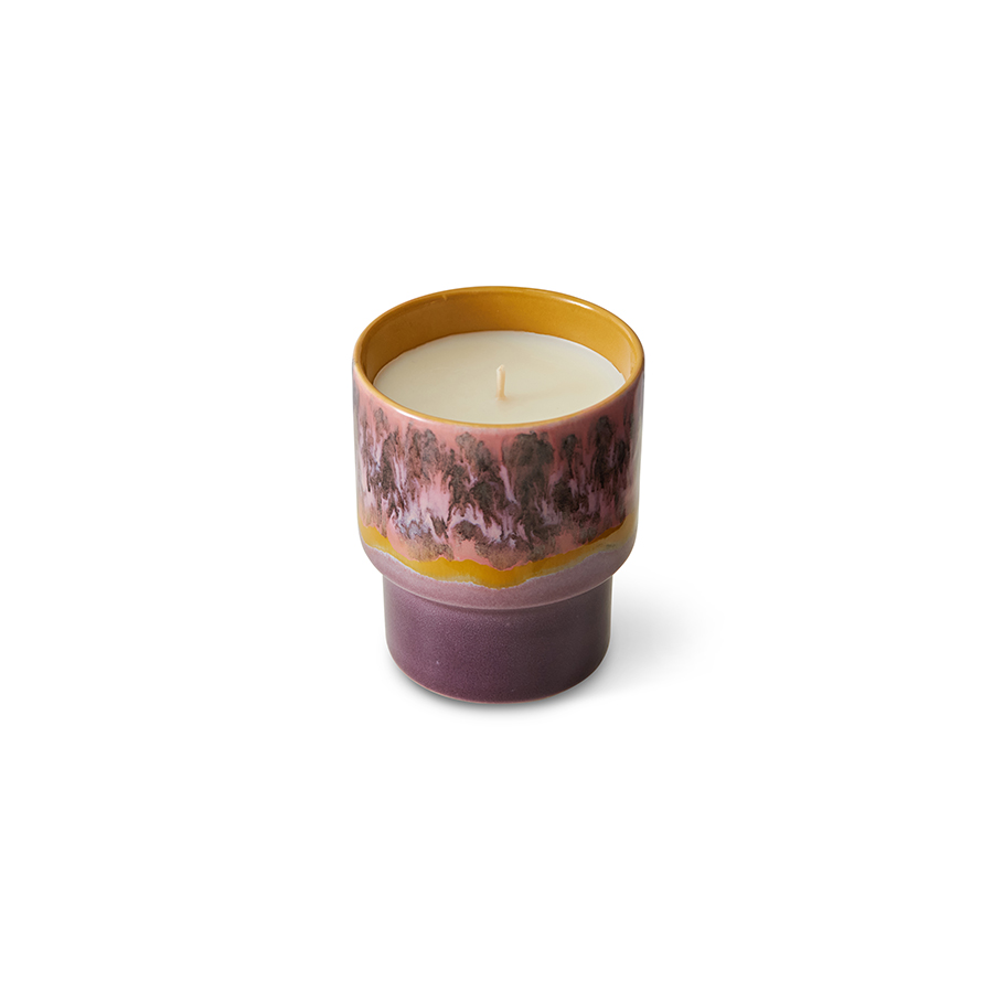 HKliving® - Ceramic 70's Small Scented Candle - Cape Town (ACS0012)