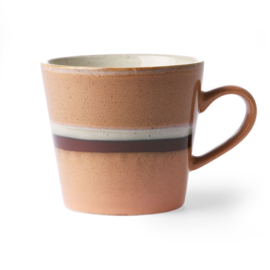 HKliving® - Ceramic 70's Cappuccino Mug - Stream (ACE6865)