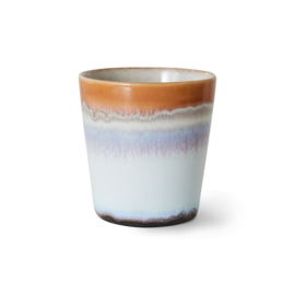 HKliving® - Ceramic 70's Coffee Mug - Ash (ACE7215)