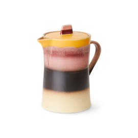 HKliving® - Ceramic 70's Tea Pot - Sunset (KST0043)
