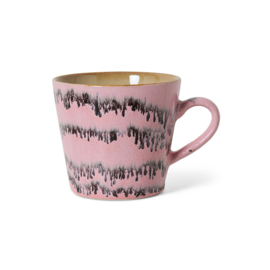 HKliving® - Ceramic 70's Cappuccino Mug - Bubble (KST0132)