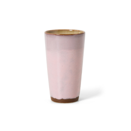 HKliving® - Ceramic 70's Latte Mug - Veil (KST0148)