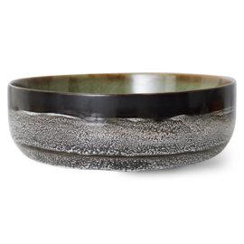 HKliving® - Ceramic 70's Salad Bowl - Rock On (ACE7281)