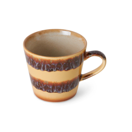 HKliving® - Ceramic 70's Cappuccino Mug - Cliffs (KST0026)
