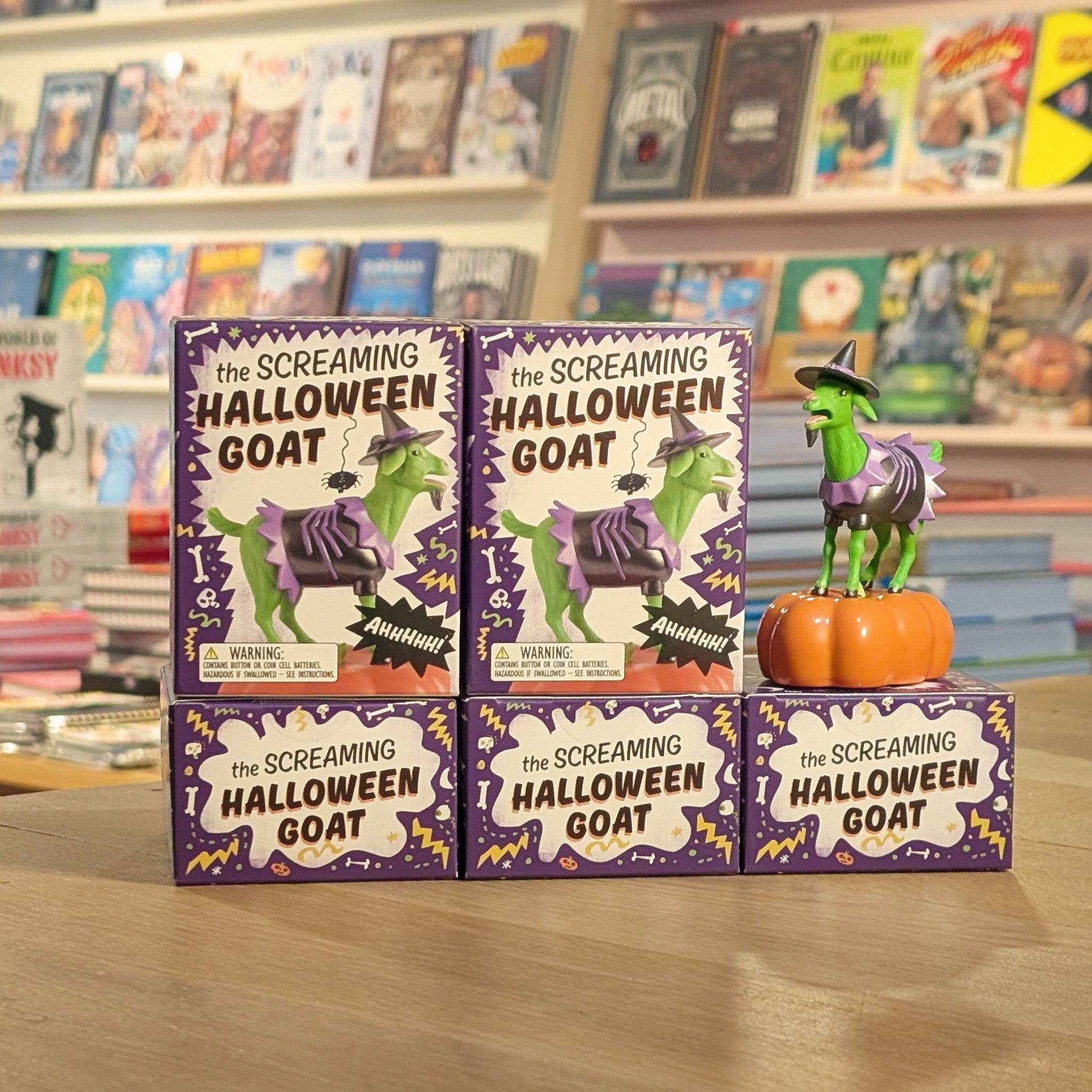 The Screaming Halloween Goat