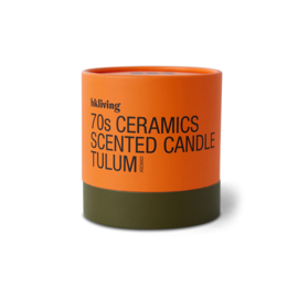 HKliving® - Ceramic 70's Scented Candle - Tulum (ACS0003)