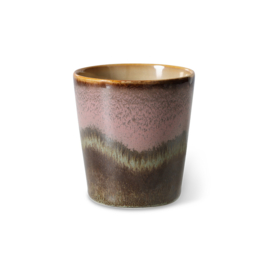 HKliving® - Ceramic 70's Coffee Mug - Torrent (KST0079)