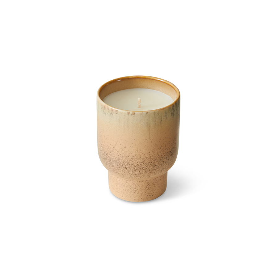 HKliving® - Ceramic 70's Small Scented Candle - Vancouver (ACS0010)