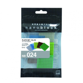 Nanoblock - Plate Set - 5x40mmx40mm (NB-024)