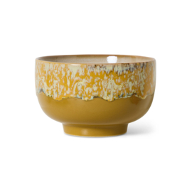 HKliving® - Ceramic 70's Noodle Bowl - Sunbeam (KST0114)