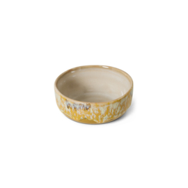 HKliving® - Ceramic 70's Tapas Bowl - Sunbeam (KST0087)