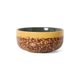 HKliving® - Ceramic 70's Dessert Bowl - Bay (KST0100)