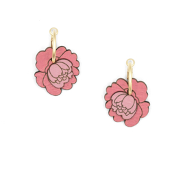 Materia Rica - Peony Blush Earrings