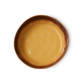 HKliving® - Ceramic 70's Pasta Bowls - Cove - Set of 2 (KST0039)