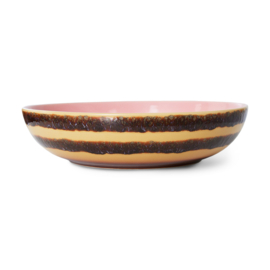 HKliving® - Ceramic 70's Salad Bowl - Serene (KST0041)