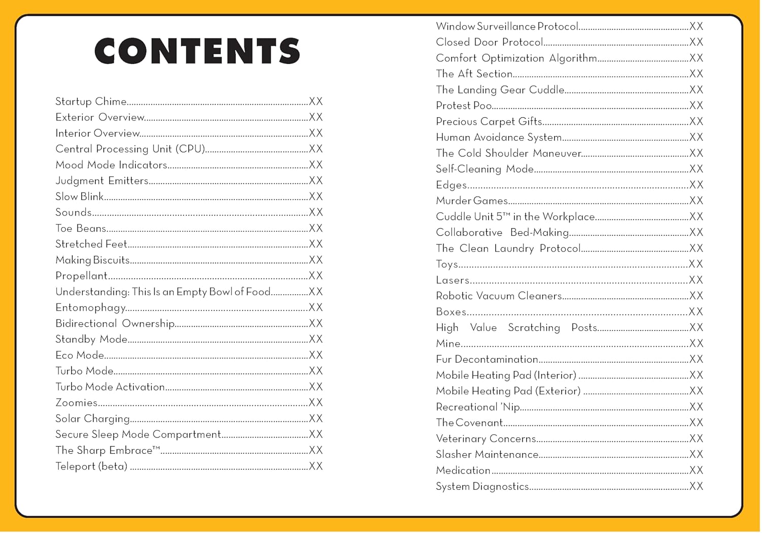 The Cat Operator's Manual