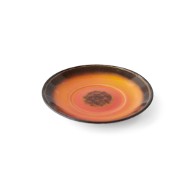 HKliving® - Ceramic 70's Saucer - Slow Roast (ACE7305)