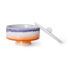 HKliving® - Ceramic 70's Bonbon Bowl - Mauve (ACE7283)