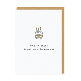 Ohh Deer - Time To Start Acting Your Fucking Age