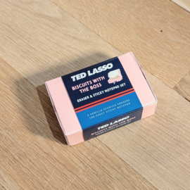 Ted Lasso - Biscuits with the Boss (Erasers & Sticky Notepad Set)