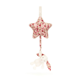 Jellycat - Blossom Cream Bunny Berry Musical Pull