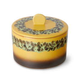 HKliving® - Ceramic 70's Cookie Jar - Kelp (KST0050)