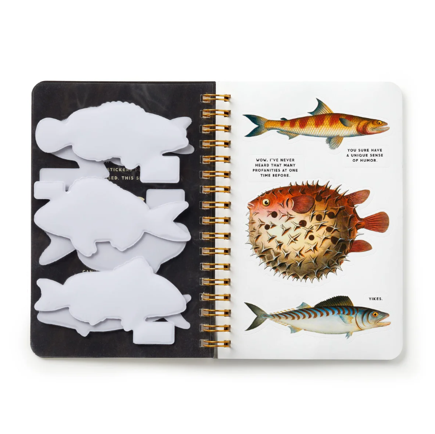 Brass Monkey - Judgy Fish Sticker Book