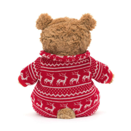 Jellycat - Bartholomew Bear Winter Pyjamas