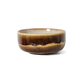 HKliving® - Ceramic 70's Dessert Bowl - Cliffs (KST0102)