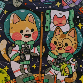 Catstronauts - Family Puzzle (60 stukken)