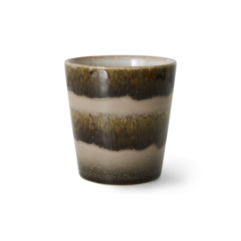 HKliving® - Ceramic 70's Coffee Mug - Fern (ACE7214)