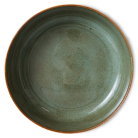 HKliving® - Ceramic 70's Salad Bowl - Shore (ACE7282)