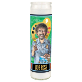 Secular Saint Candle - Bob Ross