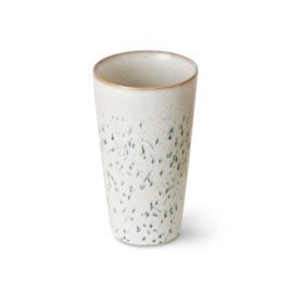 HKliving® - Ceramic 70's Latte Mug - Hail (KST0031)